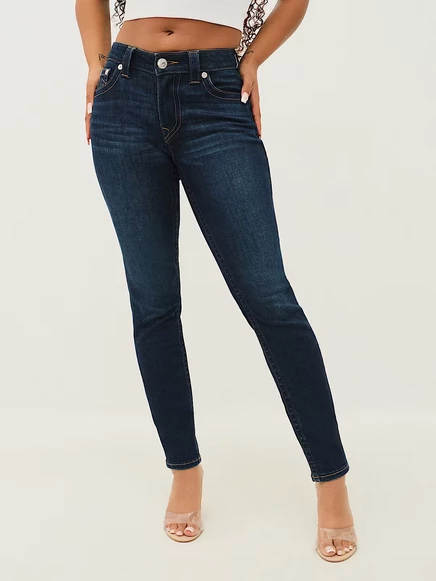 Женские джинсы True Religion Jennie Curvy Skinny, индиго