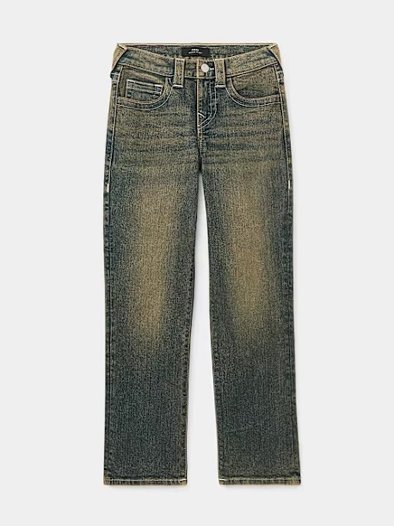 Мальчиковые джинсы True Religion Ricky Straight Jean, темно-песочные