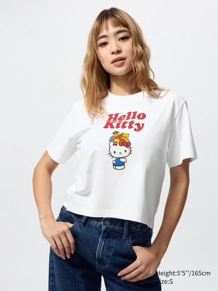 Женская футболка Uniqlo UT Sanrio, белая