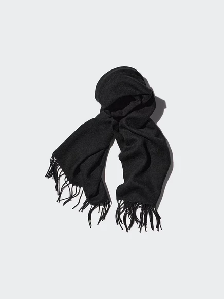 Унисекс шарф uniqlo heattech, черный