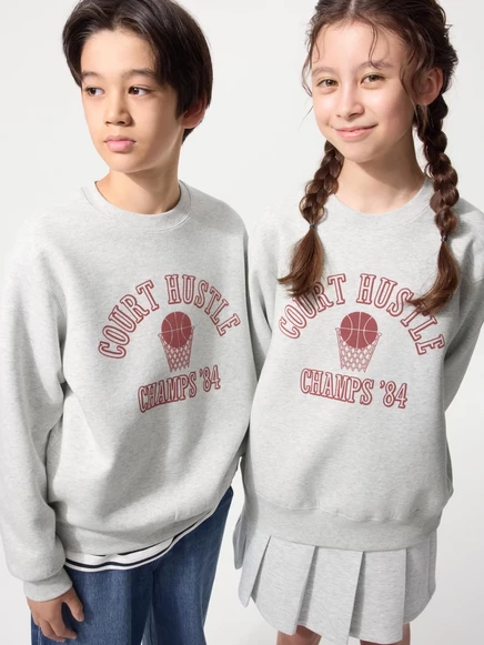 Детская толстовка Uniqlo DRY, светло-серая