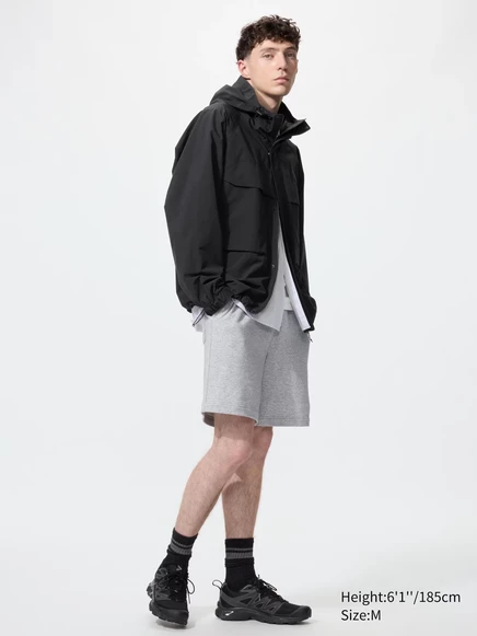 Мужские шорты Uniqlo Ultra Stretch 7″, серые