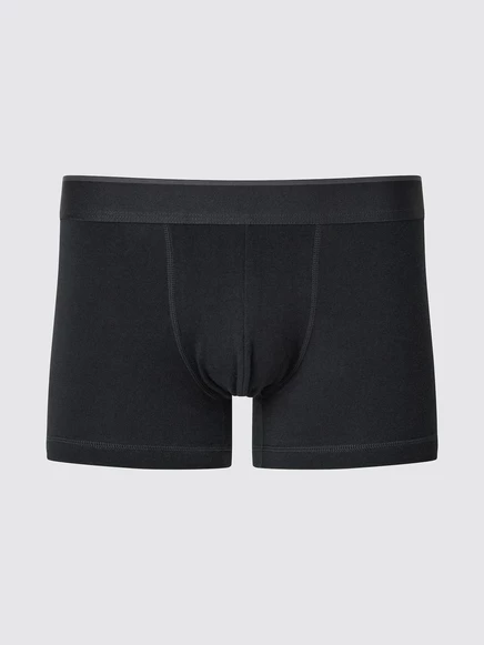Мужские низкие боксер-брифы Uniqlo, черные