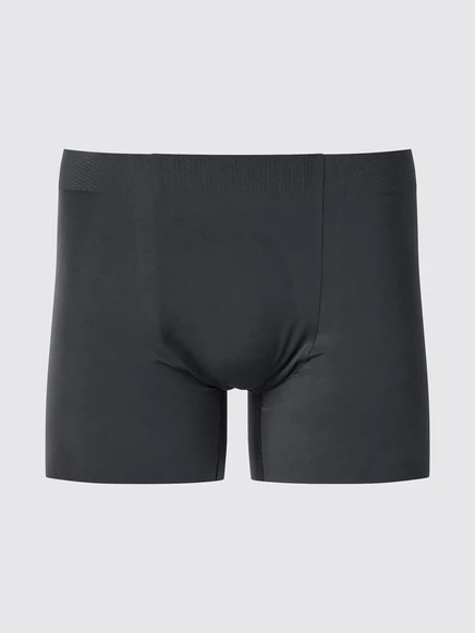 Мужские трусы-брифы Uniqlo AIRism ультрабесшовные, черные