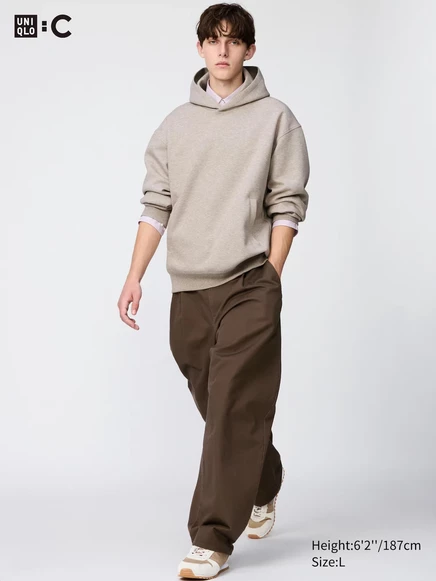 Мужские брюки Uniqlo Barrel, коричневые