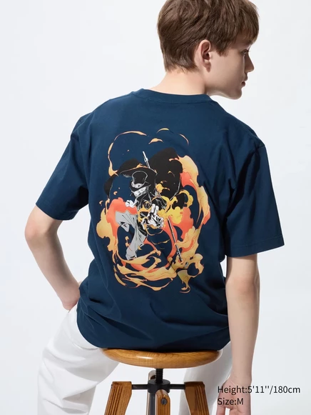 Мужская футболка Uniqlo One Piece UT, темно-синяя