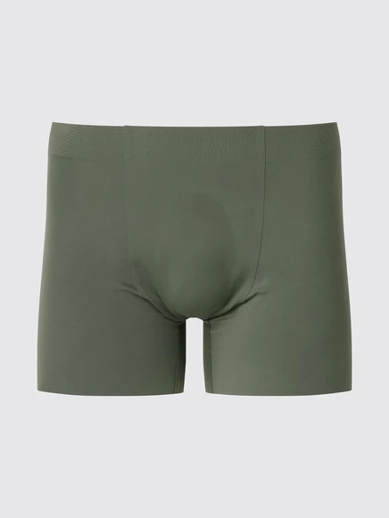 Мужские боксеры-брифы Uniqlo AIRism, темно-зеленые