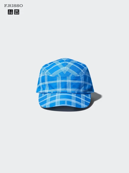 Унисекс кепка Uniqlo Check, синяя