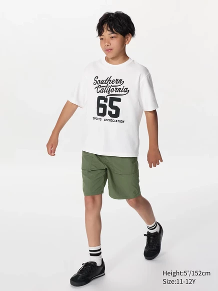 Шорты для мальчиков Uniqlo Geared Amphibious, оливковые