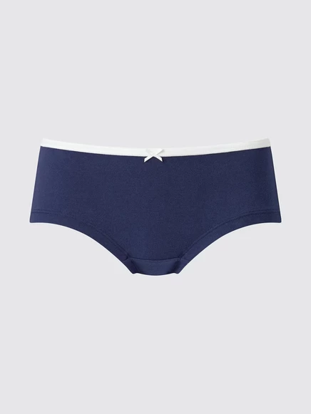 Женские трусы Uniqlo Hiphugger, ленты, темно-синие