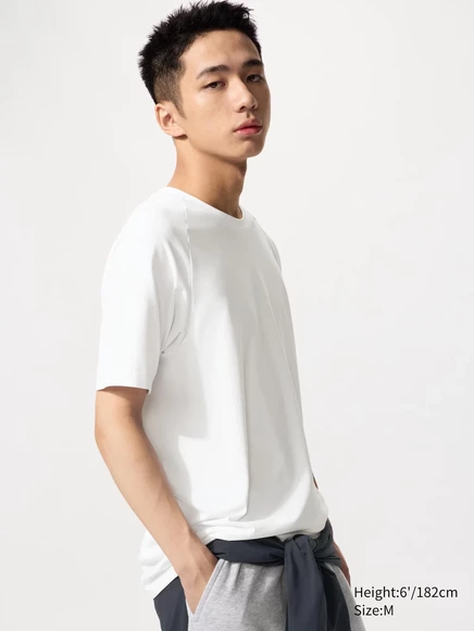 Мужская футболка Uniqlo DRY-EX, белая