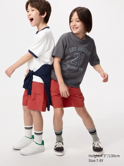 Шорты для мальчиков Uniqlo Geared Amphibious, красные