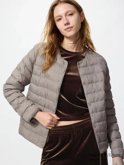 Женская компактная куртка Uniqlo PUFFTECH, серая