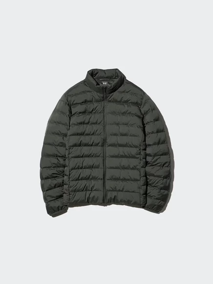Мужская куртка Uniqlo PUFFTECH легкая, оливковая