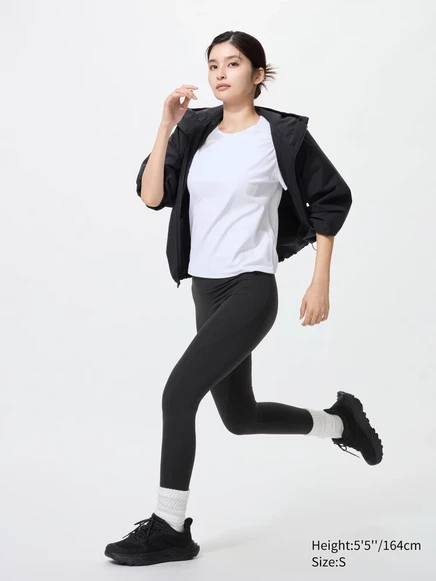Женские леггинсы Uniqlo Ultra Stretch Active, черные