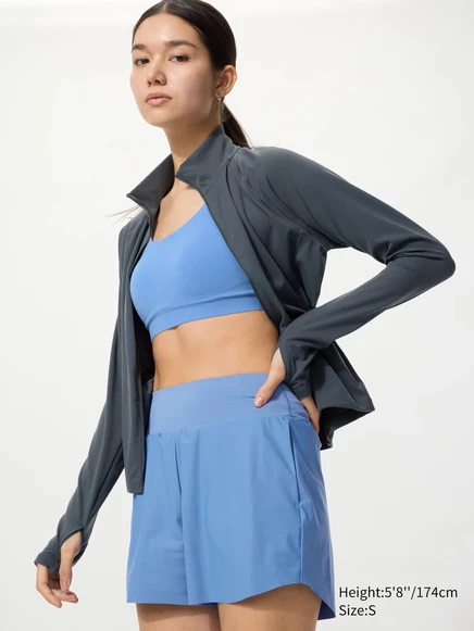 Женская куртка Uniqlo Ultra Stretch Active, темно-серая