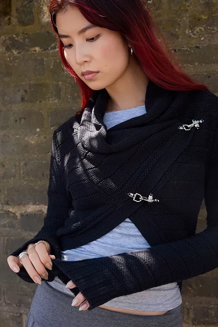 Женский кардиган UO Urban Outfitters, черный