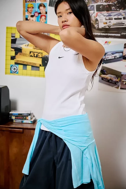 Женская майка Nike Sportswear Tight Rib, белая