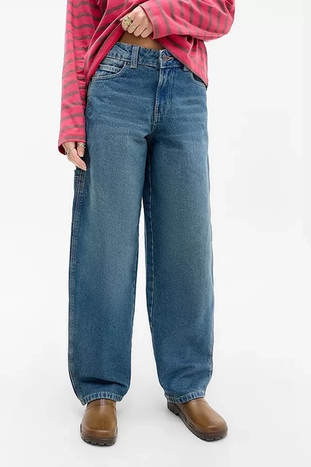 Свободные зауженные джинсы Dickies цвета хаки