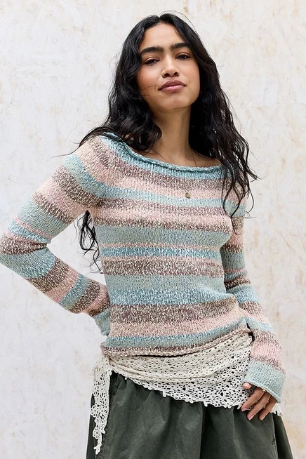Женский джемпер Urban Outfitters UO Slub, разноцветный