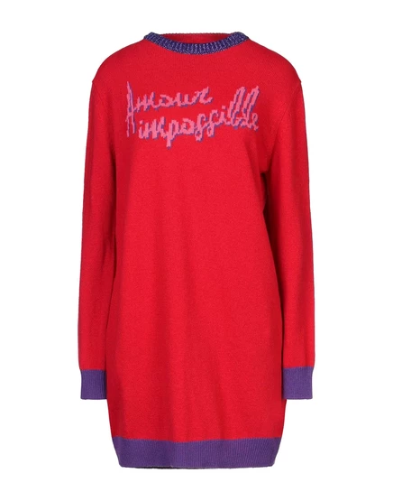 Женское платье PINKO Papermag, трикотажное, красное