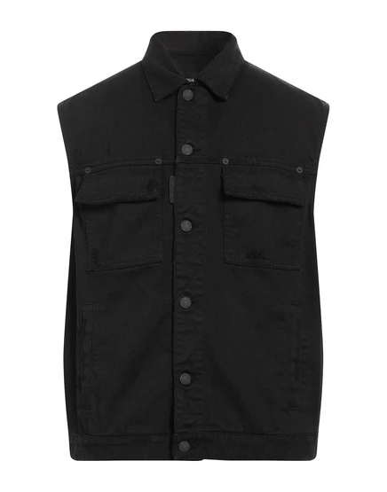 DSQUARED2 Джинсовая верхняя одежда чёрный