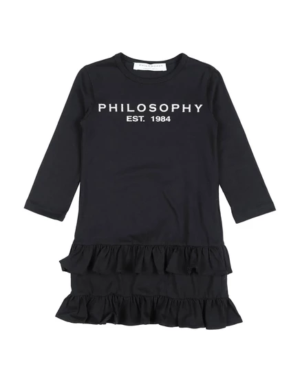 Платье для девочек Philosophy di Lorenzo Serafini, черное