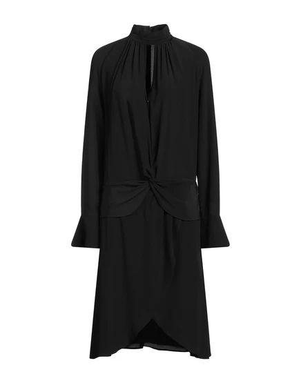 Женское платье миди Nina Ricci из шелка, черное