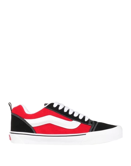Мужские кеды Vans Knu Skool замшевые, красные