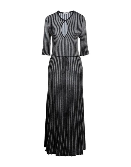 Женское платье Stella McCartney PAPERMAG миди, чёрное