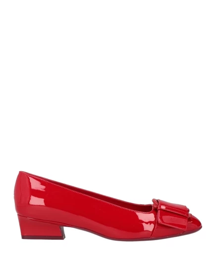 Женские туфли Ferragamo Wonderwoman лаковые, красные