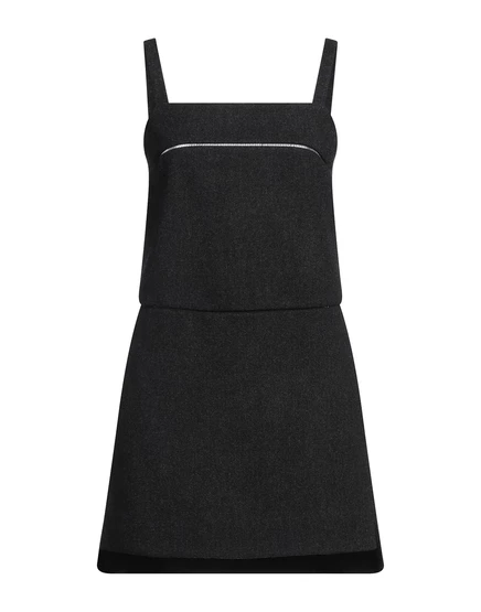 Женское платье Max Mara PAPERMAG клеш из фланели, свинцово-серое