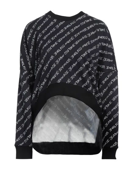 Женский свитшот Versace Jeans Couture PAPERMAG, черный
