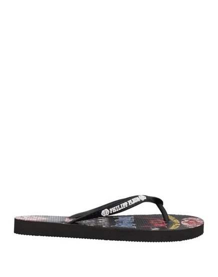 Женские вьетнамки Philipp Plein, чёрные
