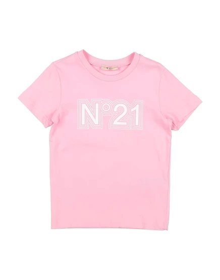 Детская футболка N21, розовая