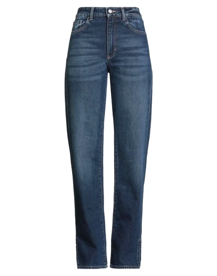 Женские джинсы ICON DENIM прямые с высокой талией, синие