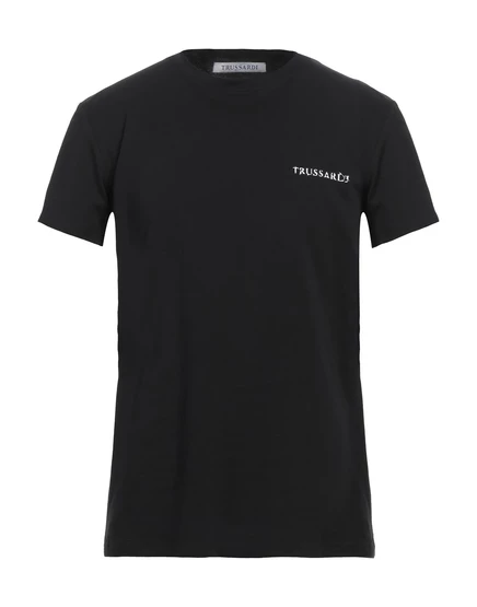 Мужская футболка Trussardi с логотипом, черная