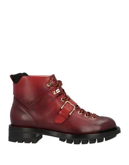 SANTONI Полусапоги и высокие ботинки красный