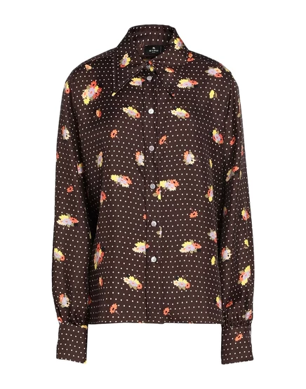 ETRO Shirts тёмно-коричневый
