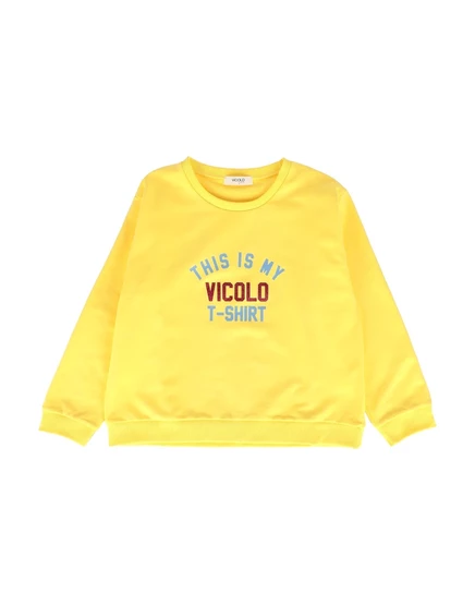 Женский свитшот Vicolo promotion_junior, желтый