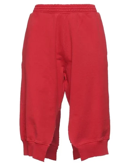 Женские брюки MM6 Maison Margiela, красные