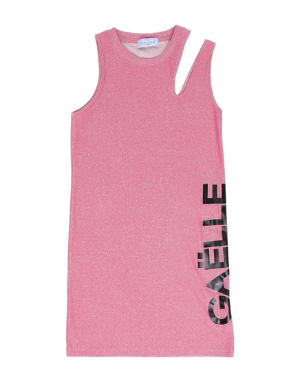 Платье GAëLLE Paris promotion_junior с логотипом, розовое