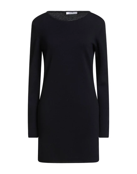 Женское мини-платье Max Mara шерстяное, тёмно-синее