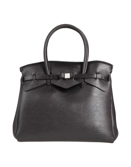 Женская сумка-тоут Save My Bag Papermag из неопрена, чёрная