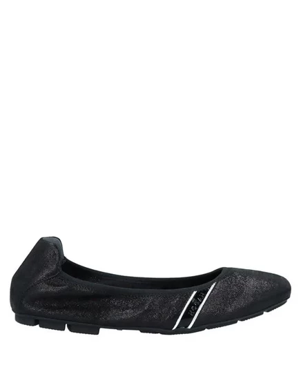 Женские балетки Hogan кожаные, чёрные