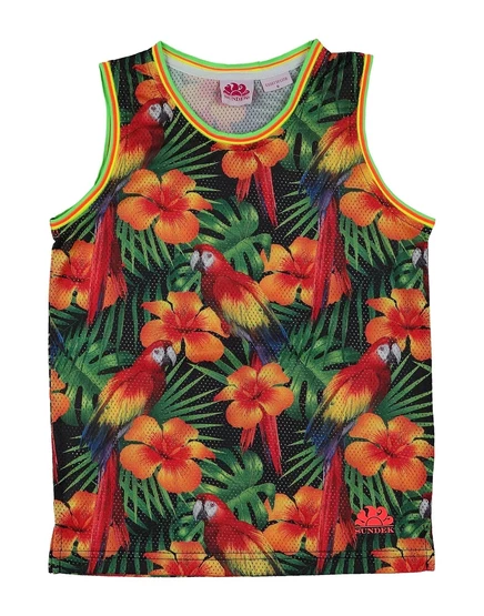 Детская майка Sundek promotion_kid, чёрная