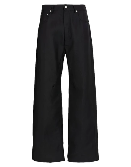 Мужские брюки Rick Owens чинос из хлопка, чёрные