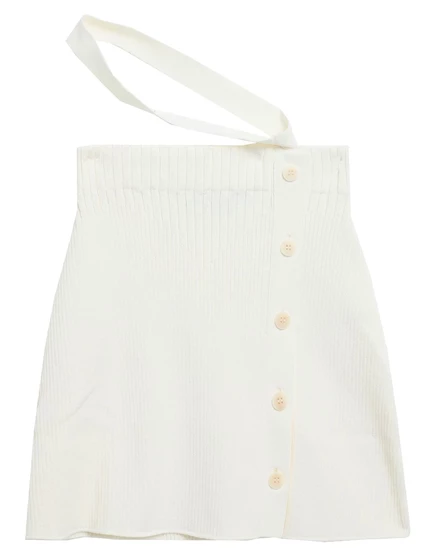 Женская мини-юбка Andreadamo Lorenz SP, кремовая