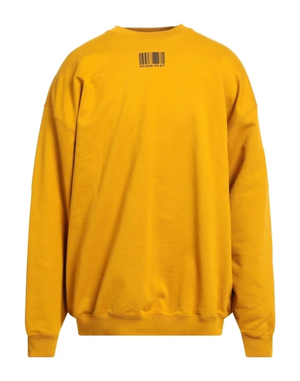 Мужской свитшот VETEMENTS, горчичный