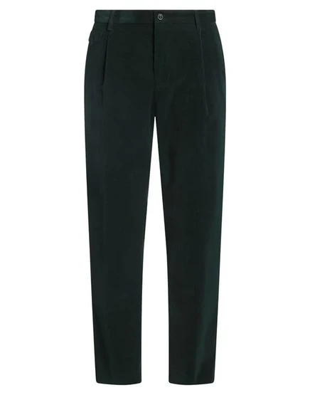 Брюки чинос Dolce & Gabbana, зауженные, зелёные